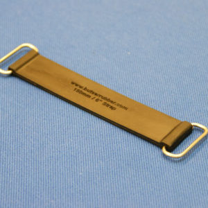 rubber strap 6" 150mm rectangular buckle